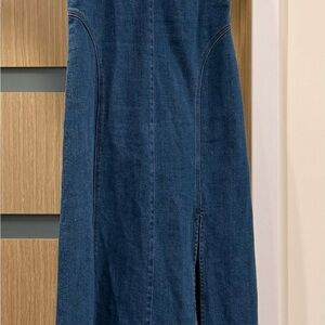 House of Harlow 1960 Blue Denim Dress with Straps